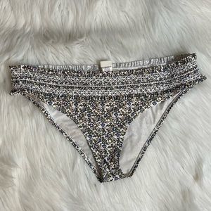 TORY BURCH Floral Bikini Bottom Size Large